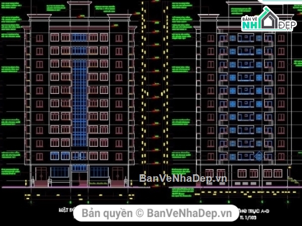 mẫu nhà cao tầng,bản vẽ nhà cao tầng,thiết kế nhà cao tầng,kiến trúc nhà cao tầng