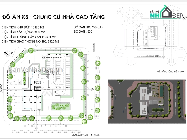 chung cư,đồ án k5,đồ án chung cư