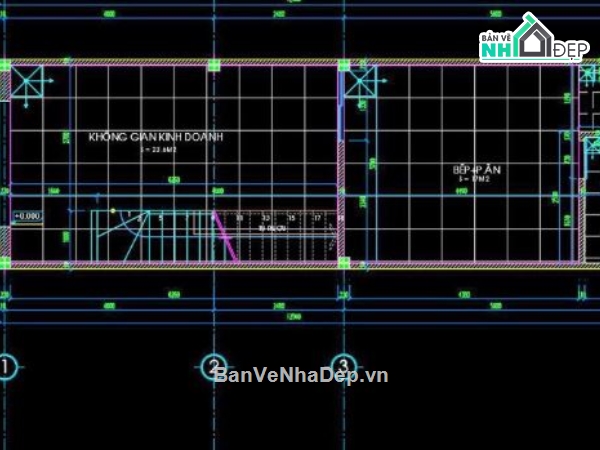 nhà phố 4x12.5m,bản vẽ nhà phố,công năng nhà phố