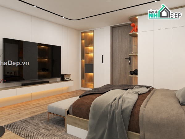 phòng hiện đại,phòng đẹp,thiết kế phòng ngủ hiện đại,4 phòng ngủ,thiết kế phòng ngủ đẹp