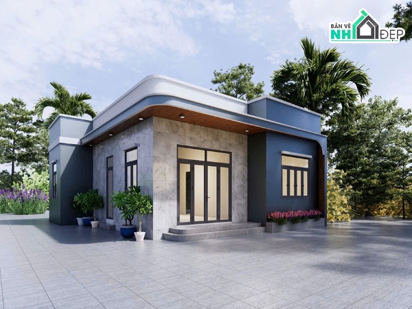 nhà cấp 4,kiến trúc nhà cấp 4,kiến trúc nhà