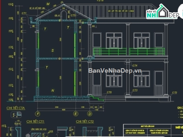 nhà điều hành,Nhà điều hành cấp nước,Thiết kế nhà điều hành,Cad nhà điều hành công ty cấp nước