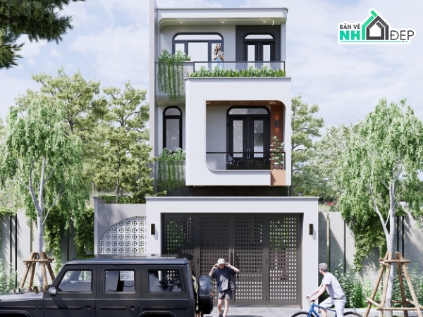 nhà 3 tầng,Bản vẽ nhà phố nhà 3 tầng,3 tầng,nhà