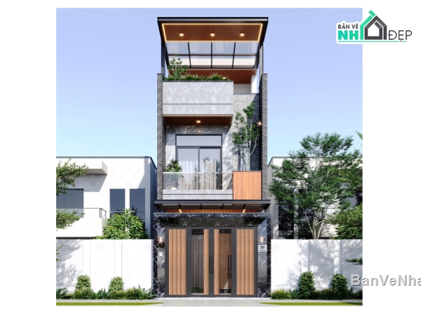 Bản vẽ nhà phố 3 tầng,nhà 3 tầng,nhà phố 3 tầng cad,file cad nhà phố 3 tầng