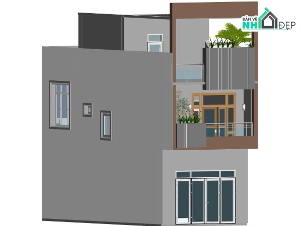 nhà 3 tầng,hiện đại,nhà phố 3 tầng 5x12m