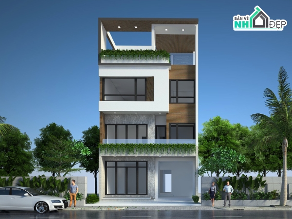 Bản vẽ nhà 4 tầng,Bản vẽ thi công,kết cấu kiến trúc