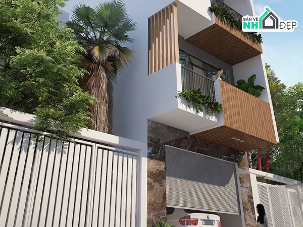 Nhà phố 3 tầng,kiến trúc 3 tầng,Nhà phố