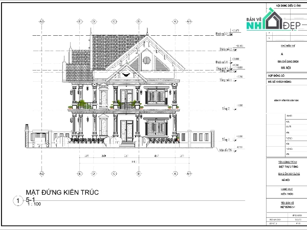 Kiến trúc,Biệt thự  2 tầng,Biệt thự Revit,Bản vẽ  Biệt thự 2 tầng,Bản vẽ Revit  biệt thự 2 tầng