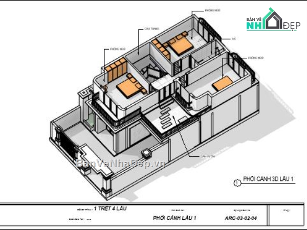 Nhà phố,2 tầng,Bản vẽ kiến trúc Nhà 2 tầng,Bản vẽ  nhà phố 2 tầng