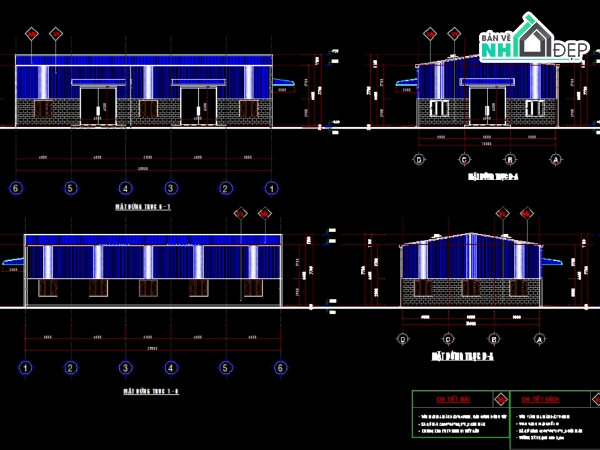 Bản vẽ thi công,nhà xưởng,kho nhà xưởng,nhà kho,Bản vẽ nhà kho,Bản vẽ thi công nhà xưởng