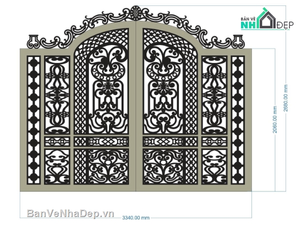 mẫu cổng 2 cánh,file cnc cổng 2 cánh,cnc cổng 2 cánh