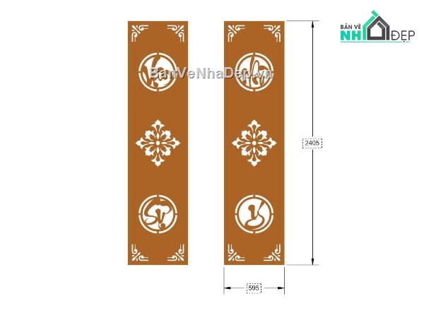 hoa văn cổng,cnc hoa văn cổng,vạn sự như ý