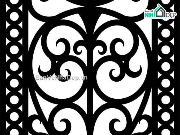 mẫu cổng đẹp,vách cổng,vách dxf