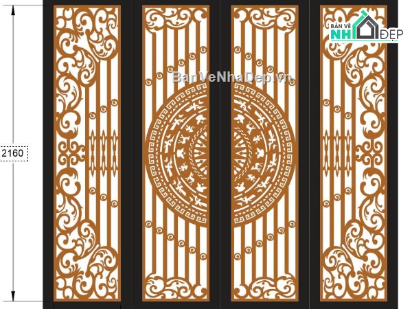 mẫu cổng 4 cánh,file cnc cổng 4 cánh,mẫu cnc cổng 4 cánh