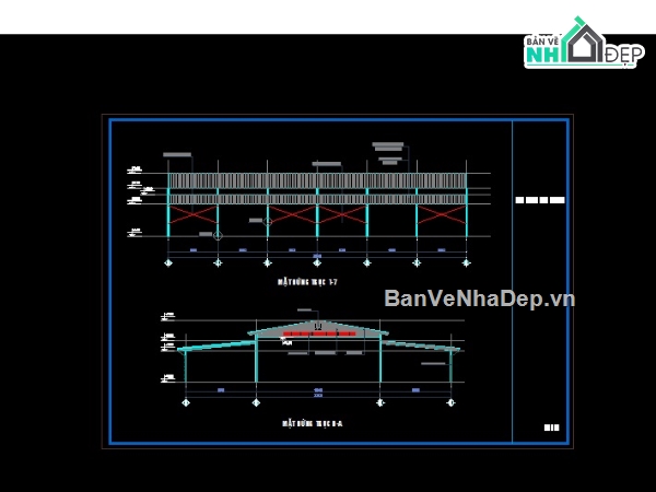 Bản vẽ nhà xưởng,bản vẽ + dự toán nhà xưởng,bản vẽ nhà xưởng gạch,cad nhà xưởng,bản vẽ thiết kế nhà xưởng