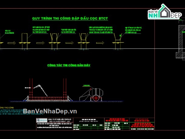 hầm chui dân sinh,bptc hầm chui dân sinh,bản vẽ hầm chui dân sinh