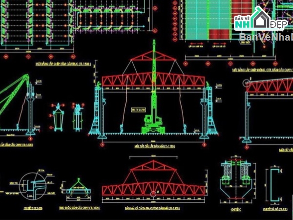 kết cấu thép nhà công nghiệp,nhà công nghiệp,file cad nhà công nghiệp