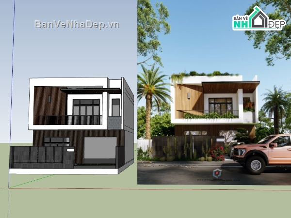 biệt thự 2 tầng,su biệt thự 2 tầng,biệt thự hiện đại