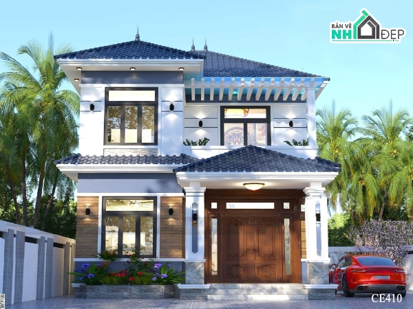 Biệt thự 2 tầng,2 tầng,Nhà phố 2 tầng