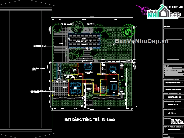 Biệt thự,file cad biệt thự 3 tầng,biệt thự 3 tầng