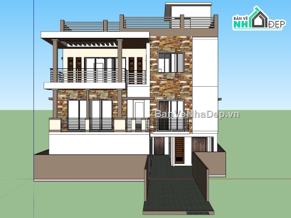 Biệt thự 3 tầng hiện đại,ngoại thất biệt thự su,biệt thự hiện đại