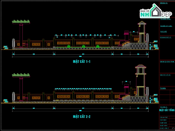 thiết kế khu lăng mộ,bản vẽ khu lăng mộ,cad lăng mộ