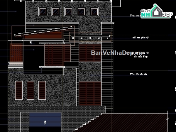 file cad nhà phố 9x15m,Kiến trúc nhà phố 3 tầng 9x15m,kết cấu nhà phố 9x15m,trọn bộ biệt thự 9x15m,bộ bản vẽ nhà phố 3 tầng