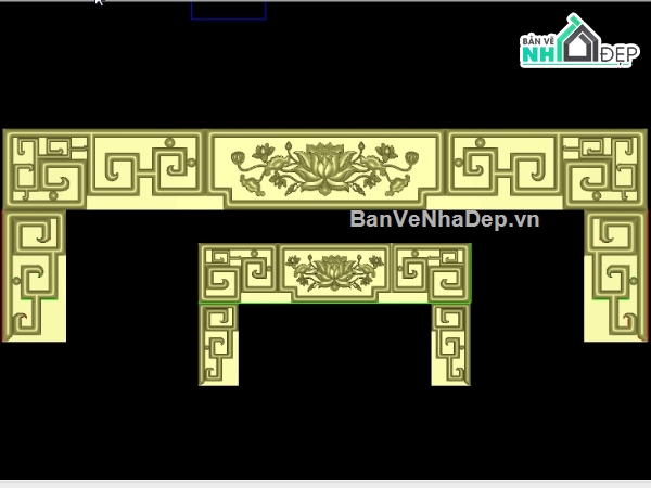 triện sen,Dạ triện sen cnc,cnc triện hoa sen