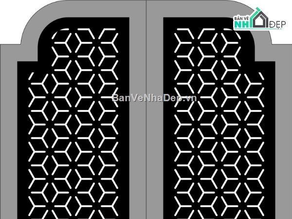 mẫu cnc cổng,mẫu cổng 2 cánh,file dxf cổng 2 cánh