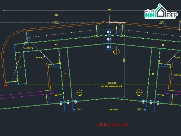 nóc gió,cad nóc gió,nhà xưởng,chi tiết nóc gió,nhà xưởng nhà máy,cad nhà xưởng