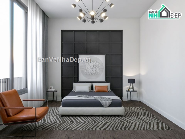 su phòng ngủ,3d phòng ngủ,sketchup phòng ngủ,3d sketchup phòng ngủ