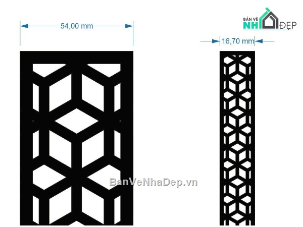 Vách lập phương,file dxf vách lập phương,dxf vách lập phương
