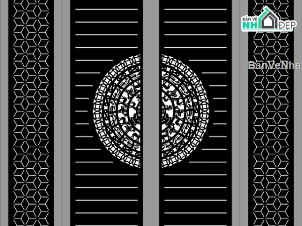 cổng 4 cánh,file cnc cổng 4 cánh,mẫu cnc cổng 4 cánh