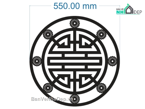 chữ thọ,hoa văn chữ thọ,hoa văn tròn