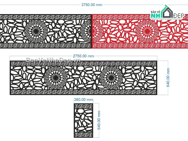 CNC lan can,lan can,Dxf lan can CNC,CNC lan can đẹp