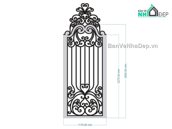 file cổng 1 cánh,cổng hiện đại 1 cánh,cổng 1 cánh