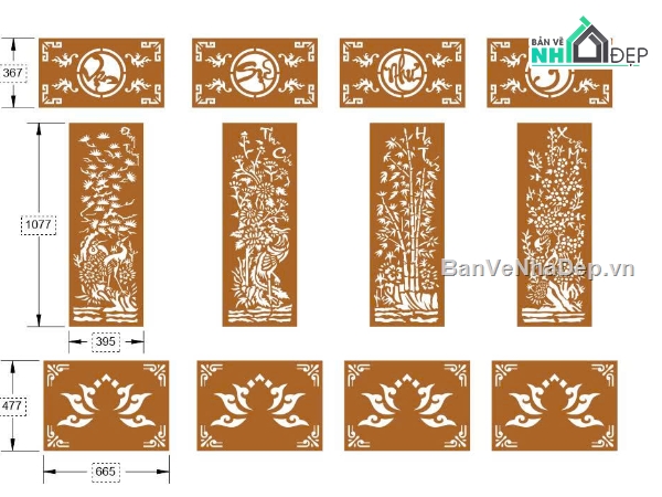 CNC tứ quý,vạn sự như ý,tứ quý vạn sự như ý,CNC cổng tứ quý vạn sự như ý,cổng tứ quý vạn sự như ý,file cnc vạn sự như ý