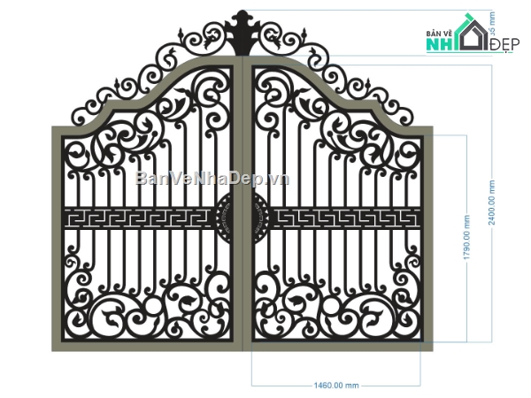 cổng 2 cánh cnc,file cnc cổng 2 cánh,mẫu cnc cổng 2 cánh
