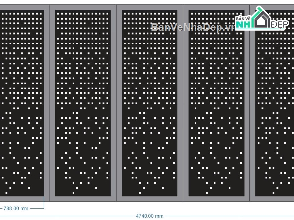 cổng 4 cánh cnc,file cnc cổng 4 cánh,mẫu cổng đục lỗ cnc