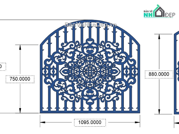 cắt cnc hàng rào đẹp,autocad thiết kế mẫu hàng rào,file hàng rào cắt cnc