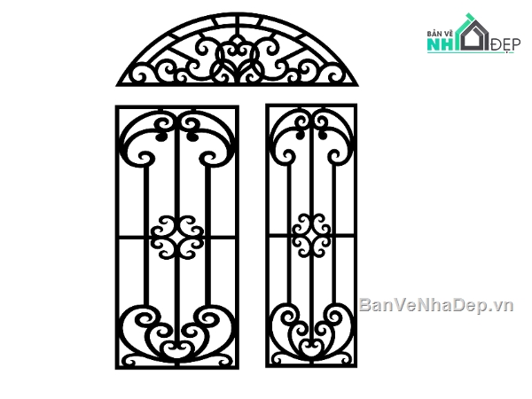cửa kính,hoa văn cửa CNC,CNC cửa hoa văn,vòm cửa CNC