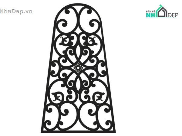 dxf hoa văn,ô thoáng,hoa văn