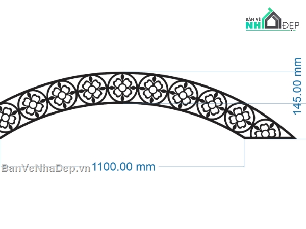 hoa văn vòm,hoa văn,file cnc hoa văn vòm