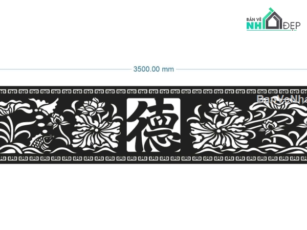 mẫu lan can đẹp,lan can đẹp,CNC lan can,chữ thọ,CNC lan can đẹp