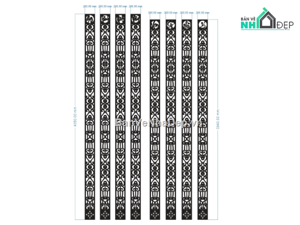 hoa văn,thiết kế hoa văn,hoa văn trụ