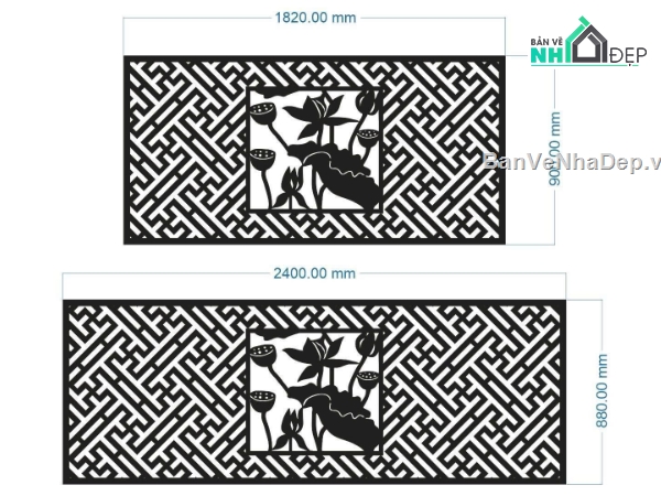 vách gấm,mẫu vách sen,mẫu vách hoa sen,mẫu vách hoa