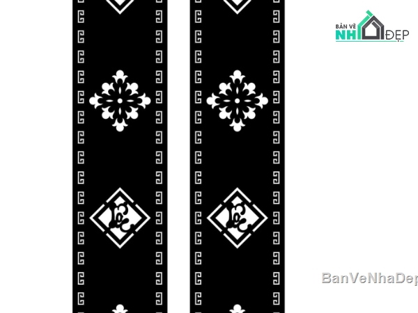 Cổng 2 cánh,Cổng cnc file dxf,Cổng 2 cánh file dxf