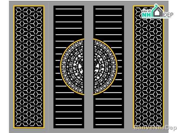 file cổng cnc,file cnc cổng,cnc mẫu cổng 4 cánh
