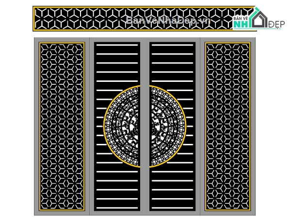cổng 4 cánh cnc,cổng 4  cánh cnc,cổng 4 cánh cnc bông tuyết