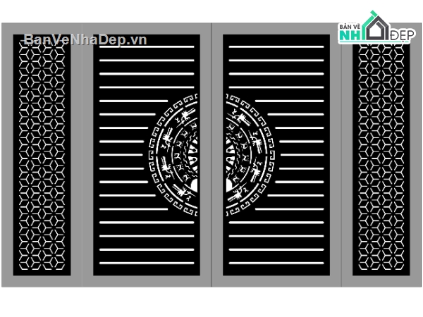 cánh cổng đẹp,cad cổng đẹp,cổng cnc đẹp